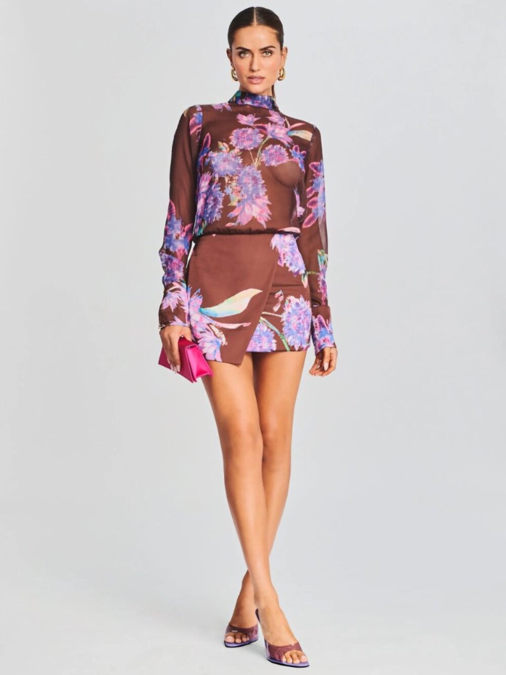 NWT Rococo Sand Shaye Short Dress Sheer Mini Size XS